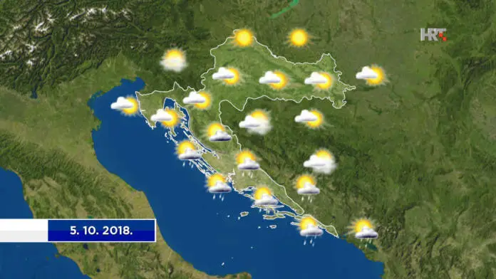 Vremenska prognoza 05102018