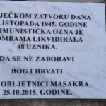 UDBA IH JE POBILA SAMO ZATO ŠTO SU BILI HRVATI! U Osijeku obilježena 80. obljetnica stradanja 48 zatočenika Vojnog zatvora