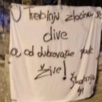 Na Brgatu  osvanula poruka Trebinjcima koji rade u Dubrovniku!